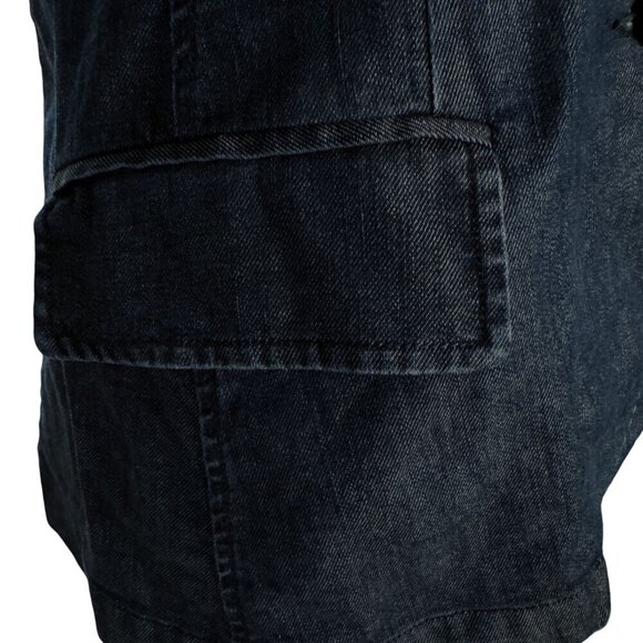 Sundance Women's Size 6 Blue Denim Cotton Tania Blazer Jacket One Button - Picture 7 of 14